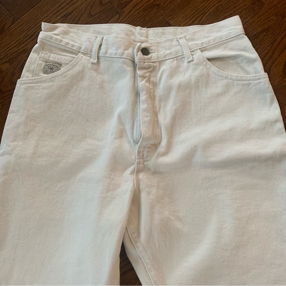 NWT Vintage Wrangler Cream Coloured Mom Jeans - Picture 7 of 13